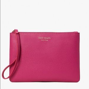 NWT Kate Spade Pink/Magenta Keaton Wristlet Pouch